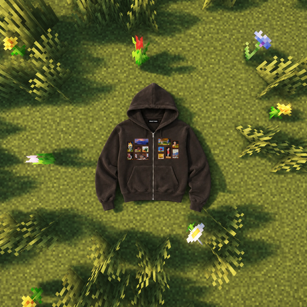 Canvas Fleece Zip-Up Hoodie