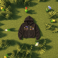 Canvas Fleece Zip-Up Hoodie