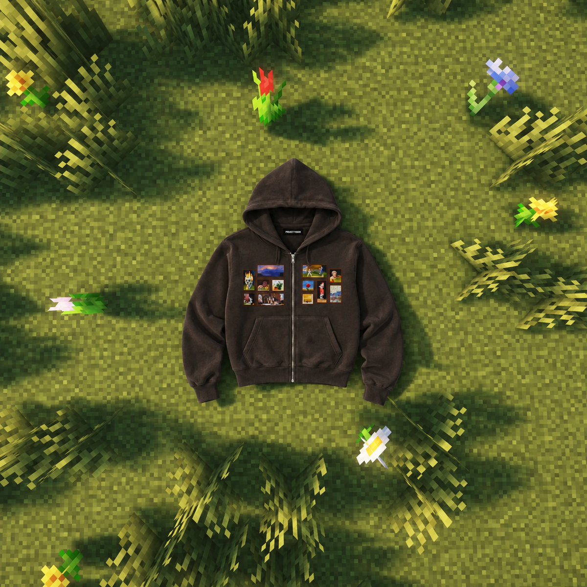 Canvas Fleece Zip-Up Hoodie